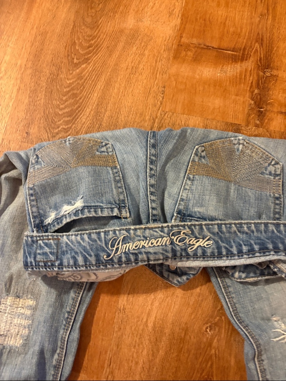 American Eagle 77 Strait Jeans size 0 Reg - Picture 6 of 9